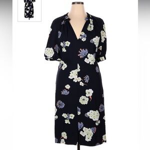Lewit Floral Print Midi dress